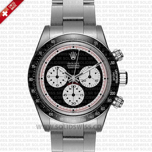 Rolex Daytona Bamford Newman Black Dial Steel 40mm Swiss replica