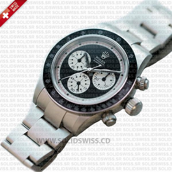Rolex Daytona Bamford Newman Black Dial Steel 40mm Swiss replica