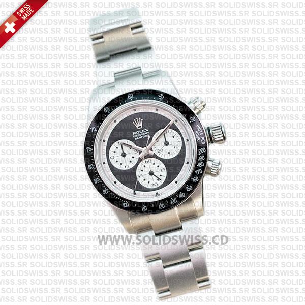 Rolex Daytona Bamford Newman Black Dial Steel 40mm Swiss replica