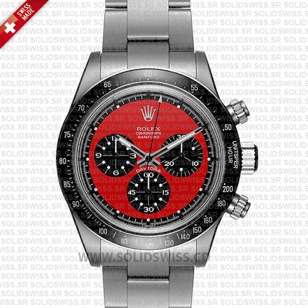 Rolex Daytona Paul Newman Red Dial 40mm Replica Watch