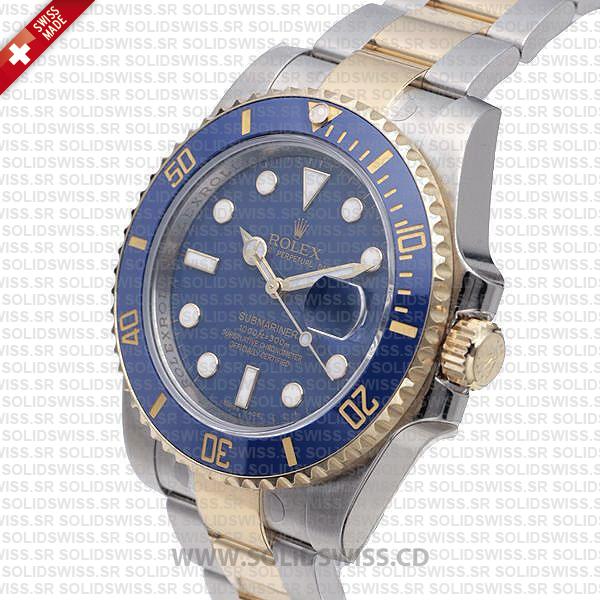 Rolex Submariner 2-Tone Blue Ceramic