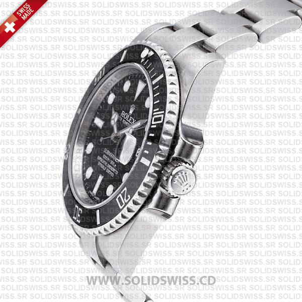 Rolex Sumbariner SS Black Ceramic Swiss Replica
