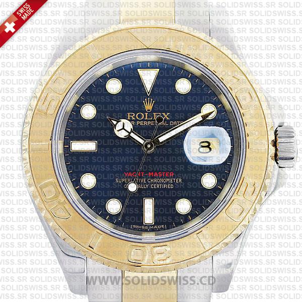 Rolex Yacht-Master Two-Tone Gold Blue Dial Replica Watch