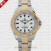 Rolex Yacht-Master Two-Tone Yellow Gold White Dial Replica Watch