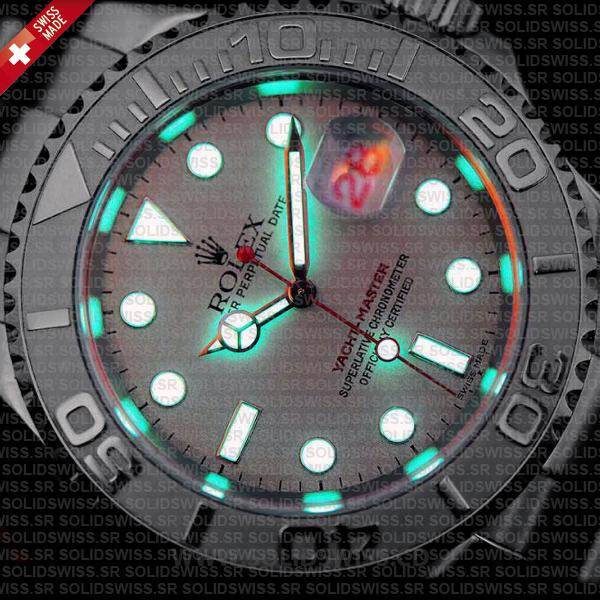 Rolex Yacht-Master II Platinum Silver Dial